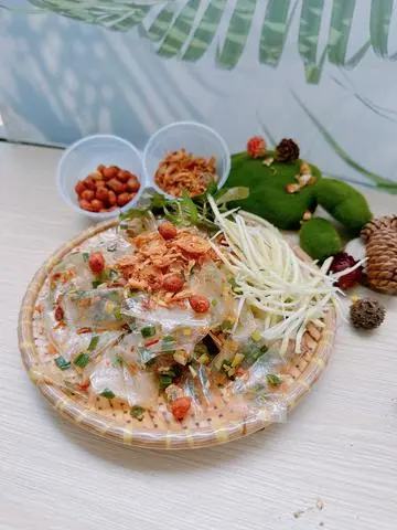 Hình ảnh Bánh Tráng Dẻo Mỡ Hành (Chay ) /Trộn Sẳn
