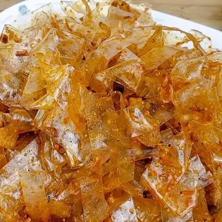 Hình ảnh Bánh Tráng Dẻo Trộn Sate Tỏi(trộn sẵn)