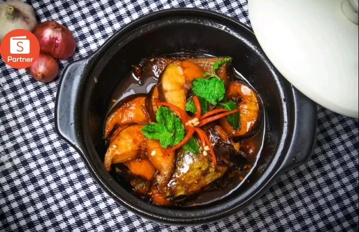 Hình ảnh Cơm cá lóc kho tiêu