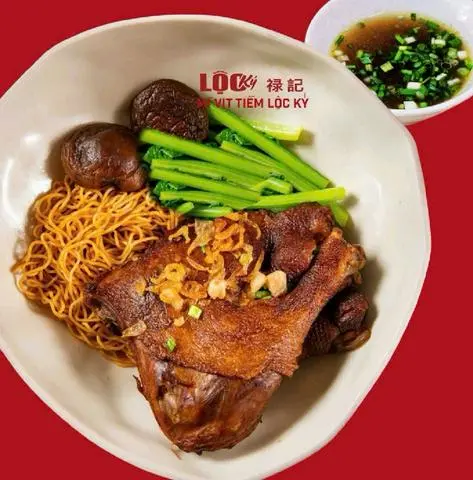 Hình ảnh Mì vịt tiềm - góc tư - trộn khô