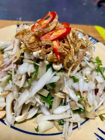 Hình ảnh gỏi mít non trộn