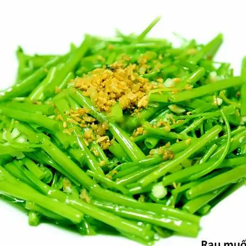 Hình ảnh Rau muống xào tỏi
