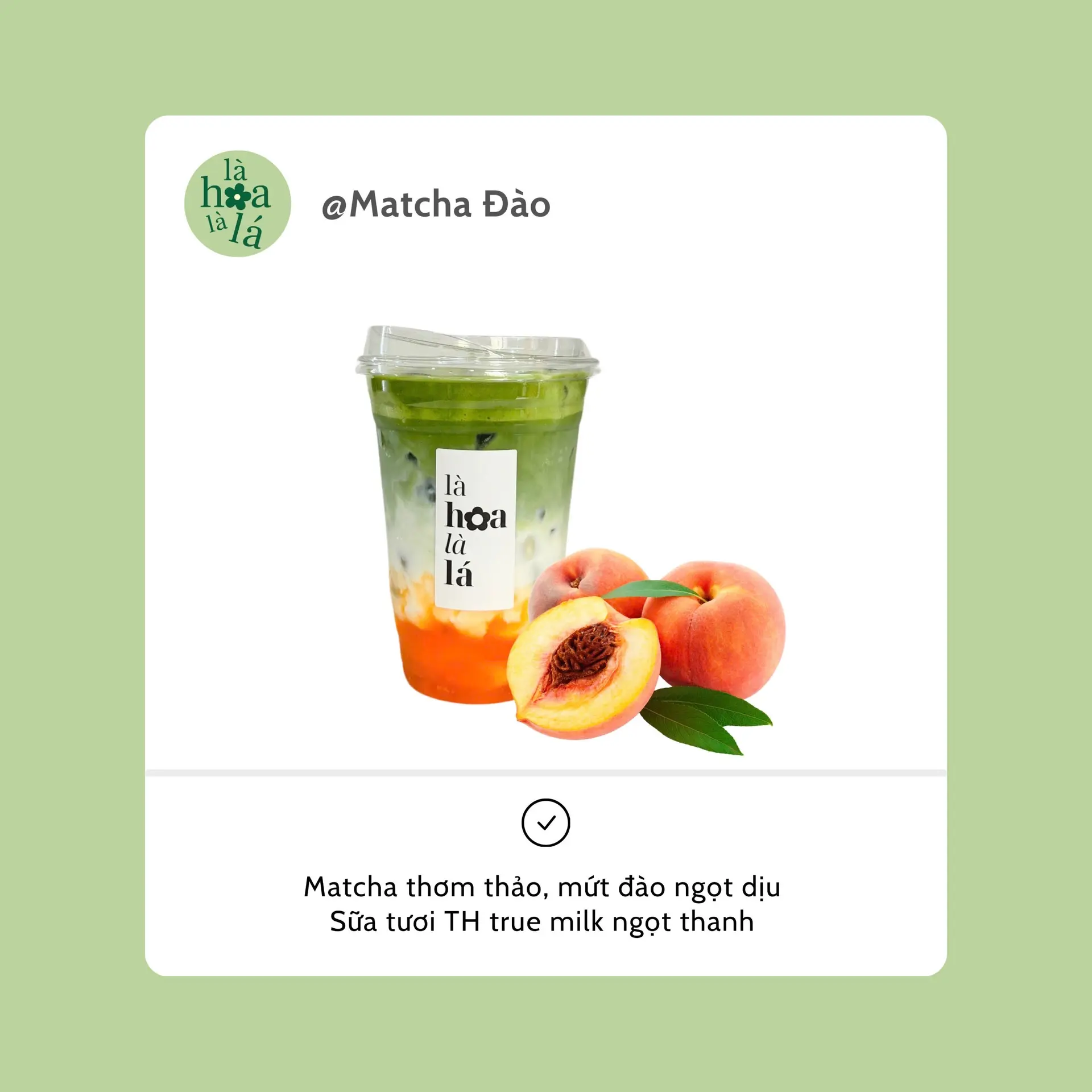 Hình ảnh Matcha Đào