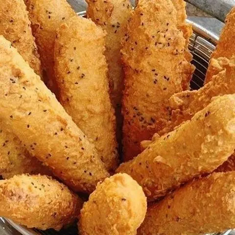 Hình ảnh Chuối chiên mè đen