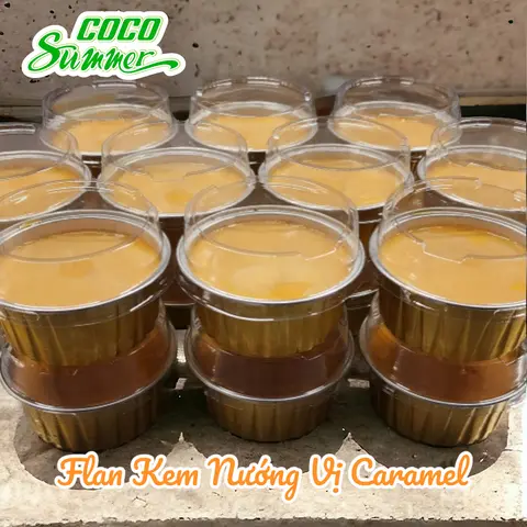 Hình ảnh Set 3 flan kem nướng vị caramel