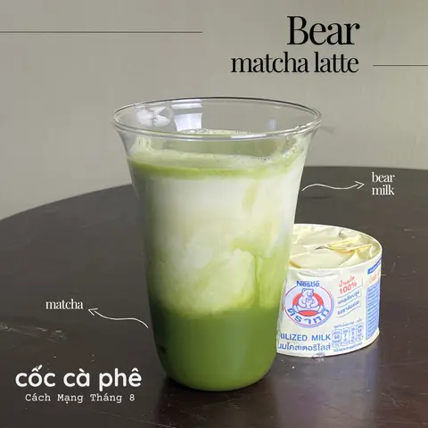 Hình ảnh Matcha sữa gấu	Thái