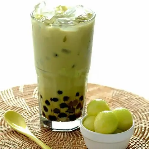 Hình ảnh Trà sữa dưa lưới 1 lít