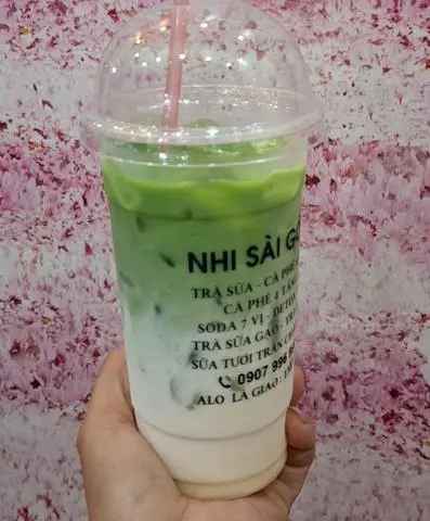 Hình ảnh matcha sữa đá 