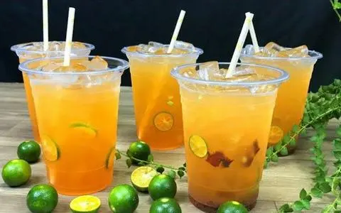 Hình ảnh Trà tắc mật ong ly lớn