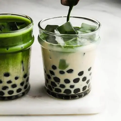 Hình ảnh Sữa Tươi Matcha Đường Đen