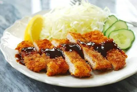 Hình ảnh Cơm thịt heo chiên xù