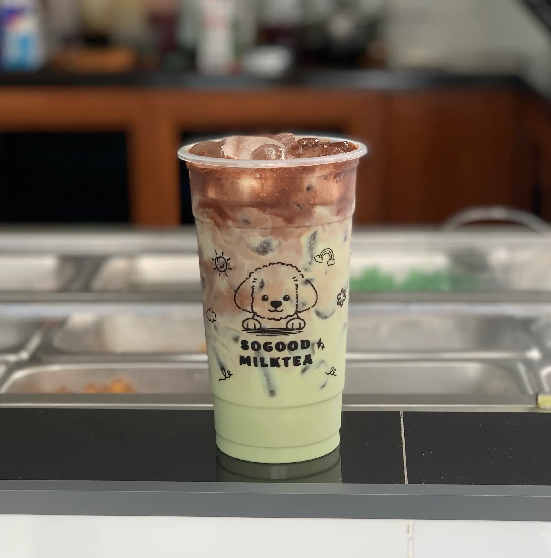 Hình ảnh Trà sữa socola bạc hà