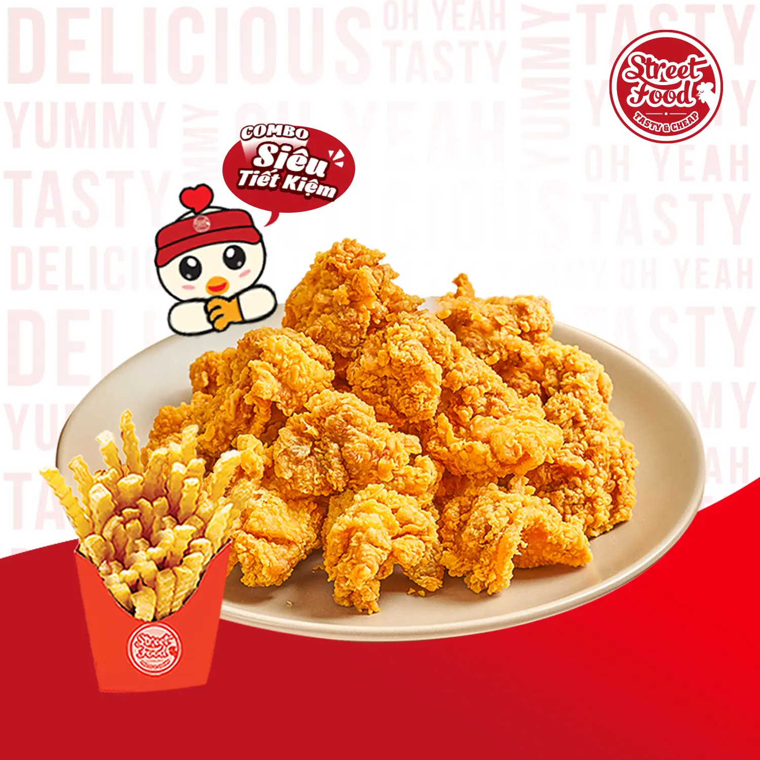 Hình ảnh Combo Gà Viên Lắc Phô Mai