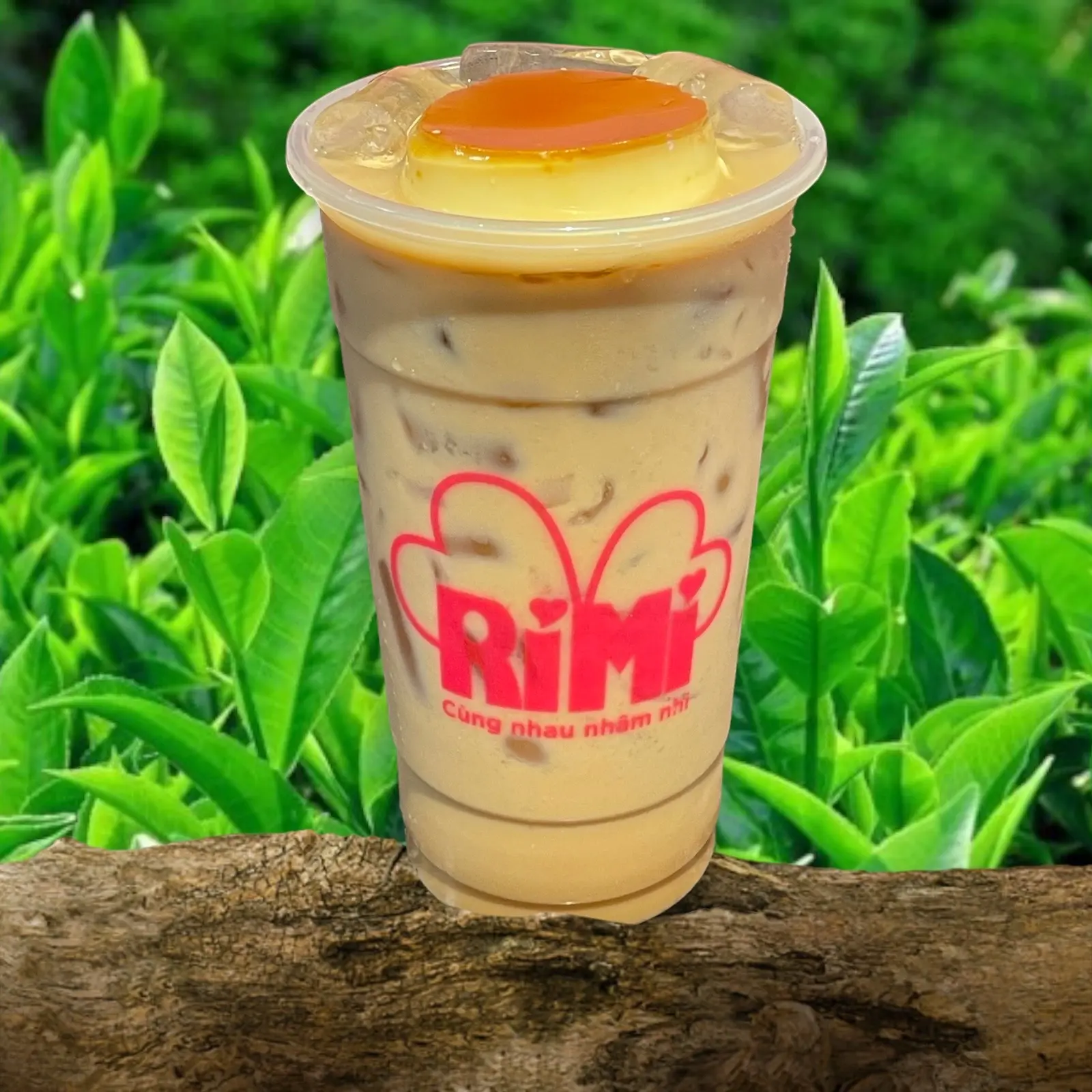 Hình ảnh Trà sữa bánh flan