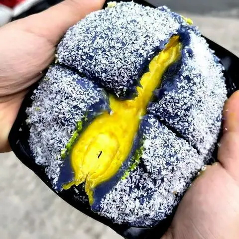 Hình ảnh Bánh Crepe Khoai Tím Mini - Ổ 10cm