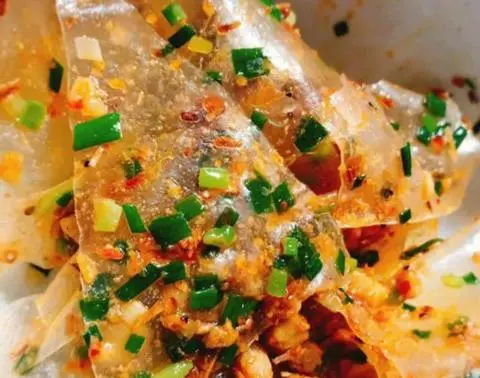 Hình ảnh trộn dẻo mỡ hành 