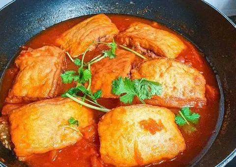 Hình ảnh Cơm đậu hũ sốt cà