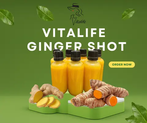 Hình ảnh Ginger shot vàng - 7 chai thuỷ tinh 50ml - uống 7 ngày