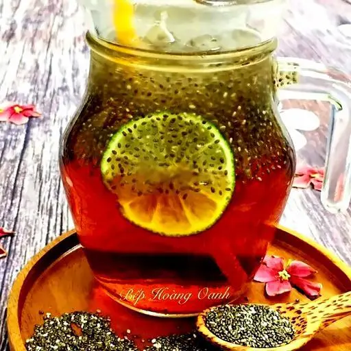 Hình ảnh TRÀ ĐÀO HẠT CHIA