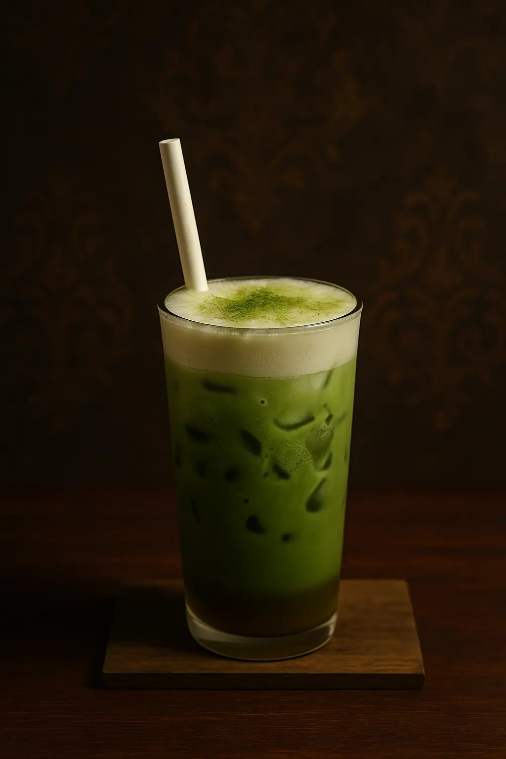 Hình ảnh Salt caramel matcha latte