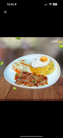 Hình ảnh Cơm chiên Mã Lai - Bò Sốt Teriyaki + Trứng ốp la