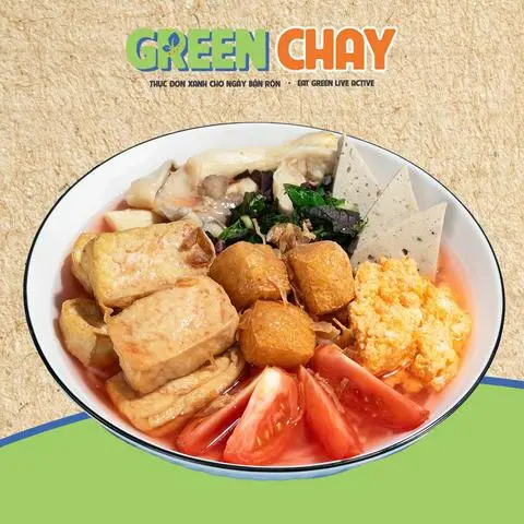 Hình ảnh Bún Riêu Chay Vị Bắc (vị Chua thanh của dấm bỗng, khách không ăn được chua không nên đặt)