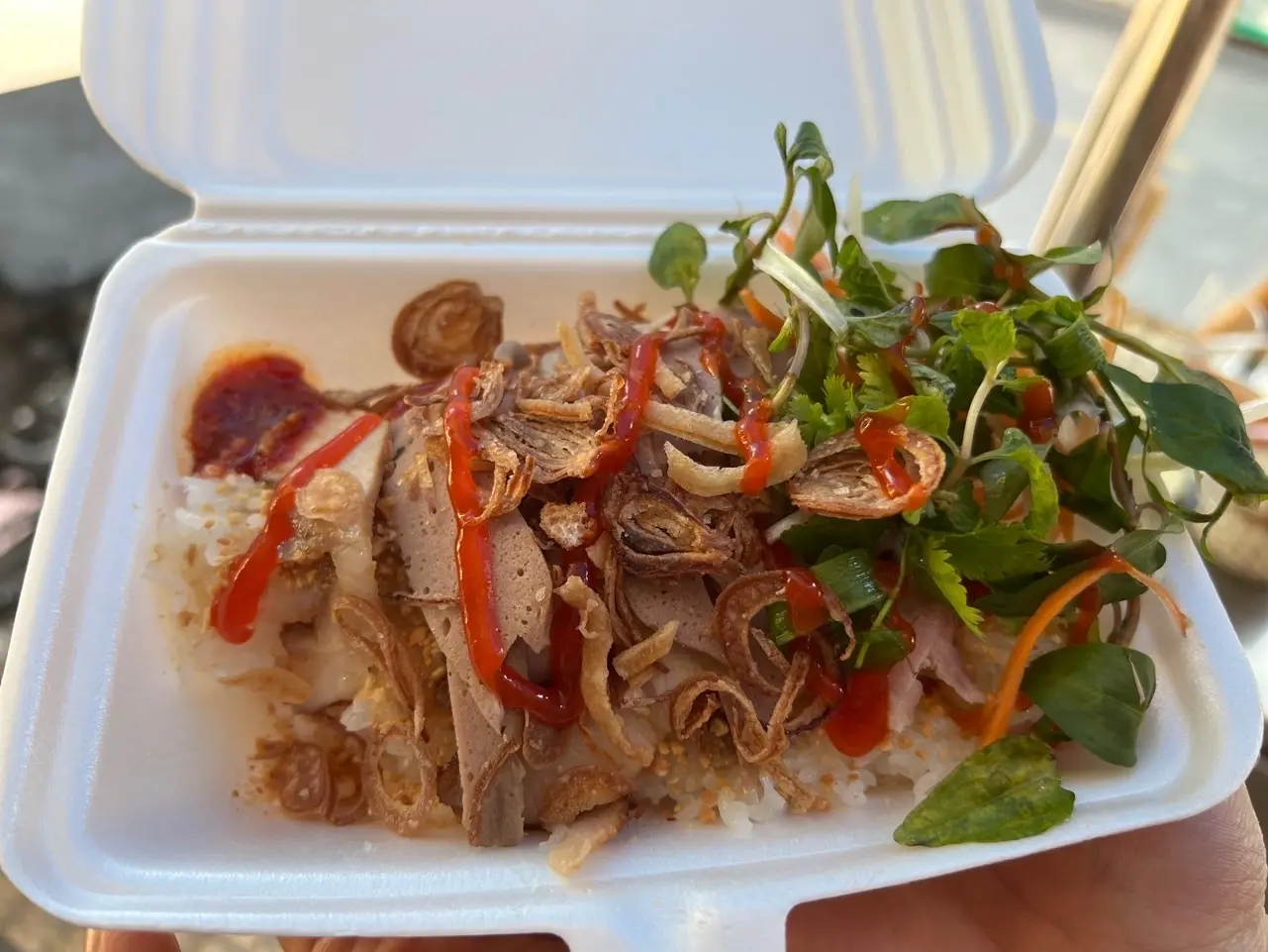 Hình ảnh xôi thịt xá xíu 