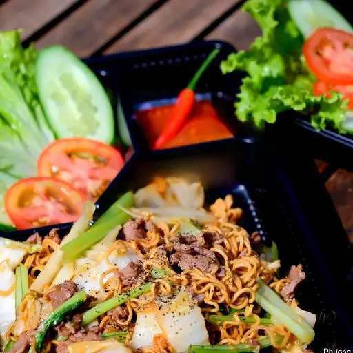 Hình ảnh Mì xào bò