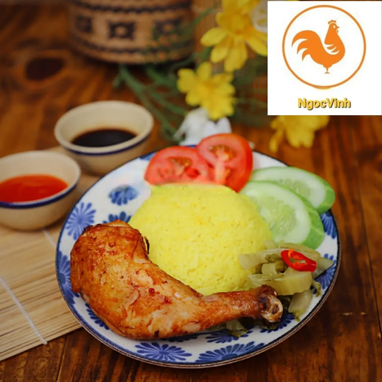 Hình ảnh Cơm Gà Xối Mỡ