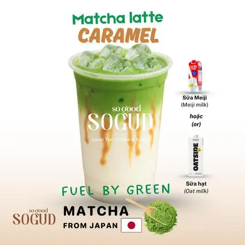 Hình ảnh Matcha latte caramel 500ml