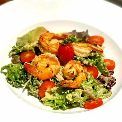 Hình ảnh Salad tôm áp chảo