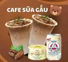 Hình ảnh Cafe sữa gấu