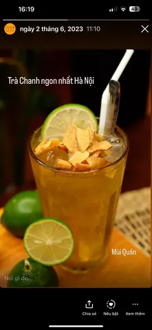 Hình ảnh Trà chanh Hà Nội
