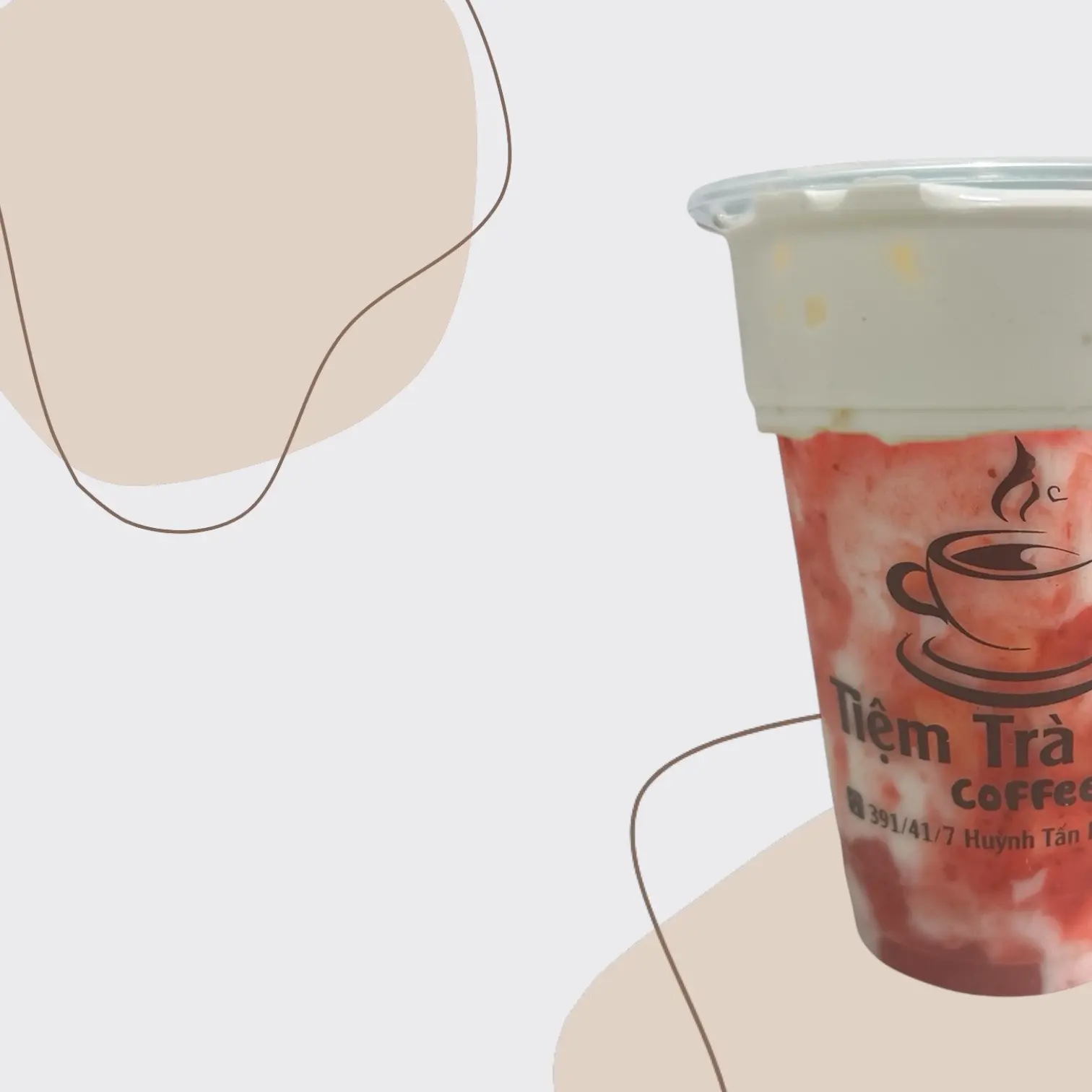 Hình ảnh Sữa Tươi Dâu Machiato 