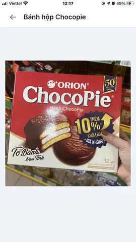 Hình ảnh  bông lan socola nhân kem chocoPie