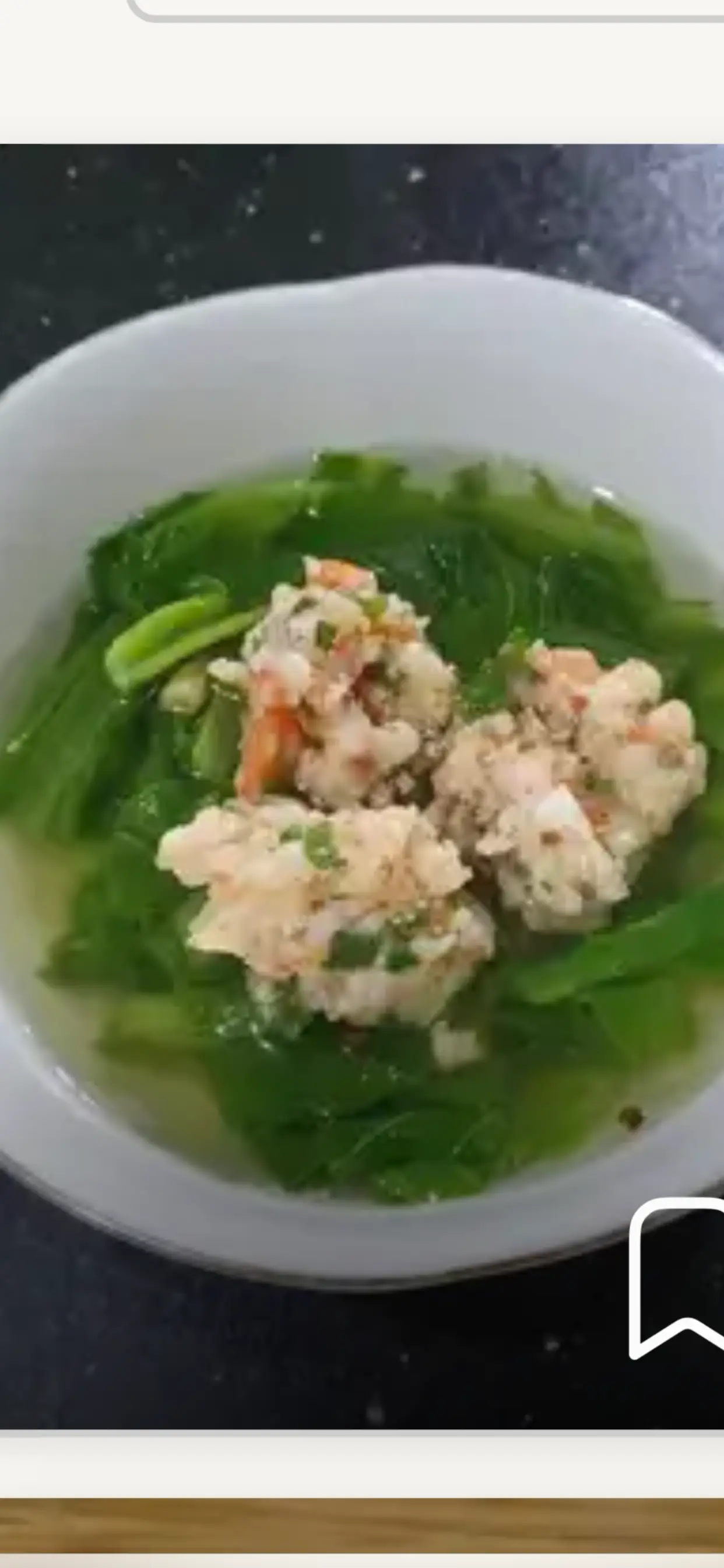 Hình ảnh canh cải bẹ xanh nấu tôm tươi