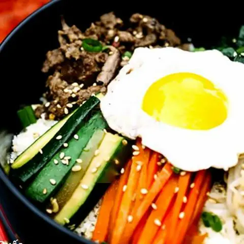 Hình ảnh Cơm trộn Hàn Quốc