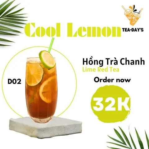 Hình ảnh Hồng Trà Chanh