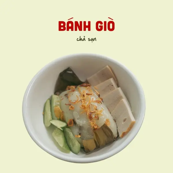 Hình ảnh Bánh giò chả sụn