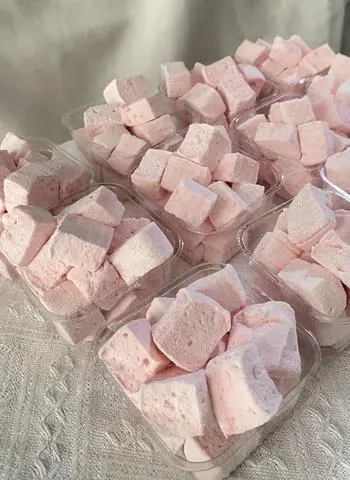 Hình ảnh marshmallow vị ổi hồng 