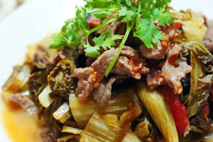 Hình ảnh Cơm Chiên Bò Xào Cải Chua