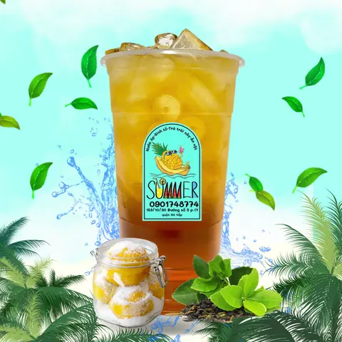 Hình ảnh Trà Chanh Muối  Ly 700ml