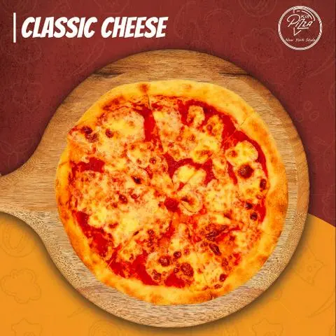 Hình ảnh Classic Cheese Pizza Kích Cỡ 24Cm
