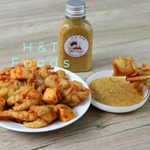 Hình ảnh Chân gà sốt Thái rút xương