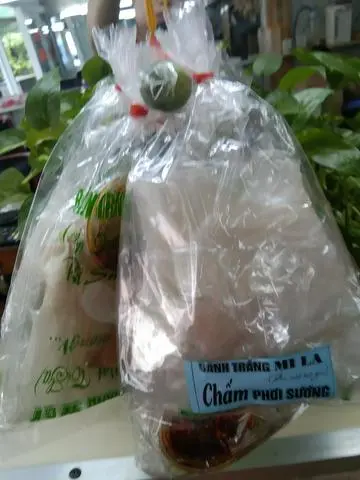 Hình ảnh Bánh Tráng Chấm Phơi Sương 
