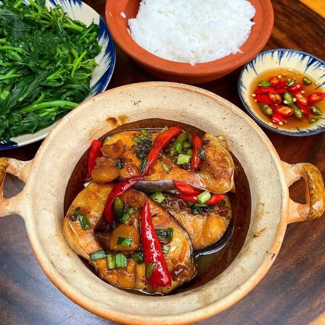 Hình ảnh Cá ba sa kho tộ