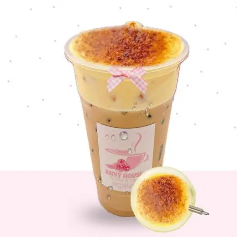 Hình ảnh Trà Sữa Kem Trứng Nướng 700ml