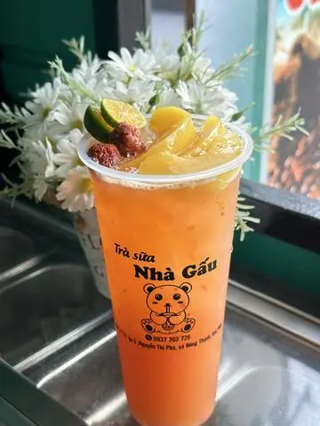 Hình ảnh Trà đào cam dâu