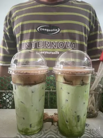 Hình ảnh Matcha latte cafe
