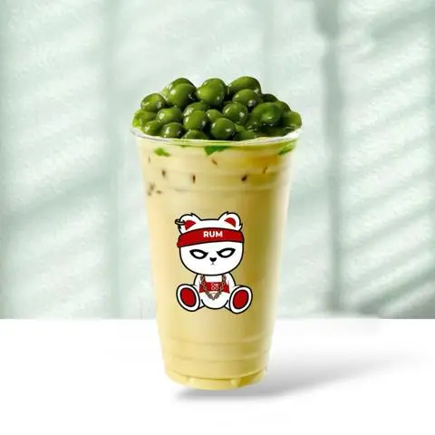 Hình ảnh Olong Nhài Sữa Trân Châu Phô Mai Trà Xanh